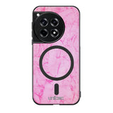 OnePlus 12 marmori suojakuoret - Light Pink Marble