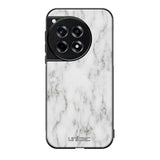 OnePlus 12 marmori suojakuoret - White Marble - Ei