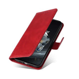 OnePlus 12R Lompakko Suojakotelo - Punainen