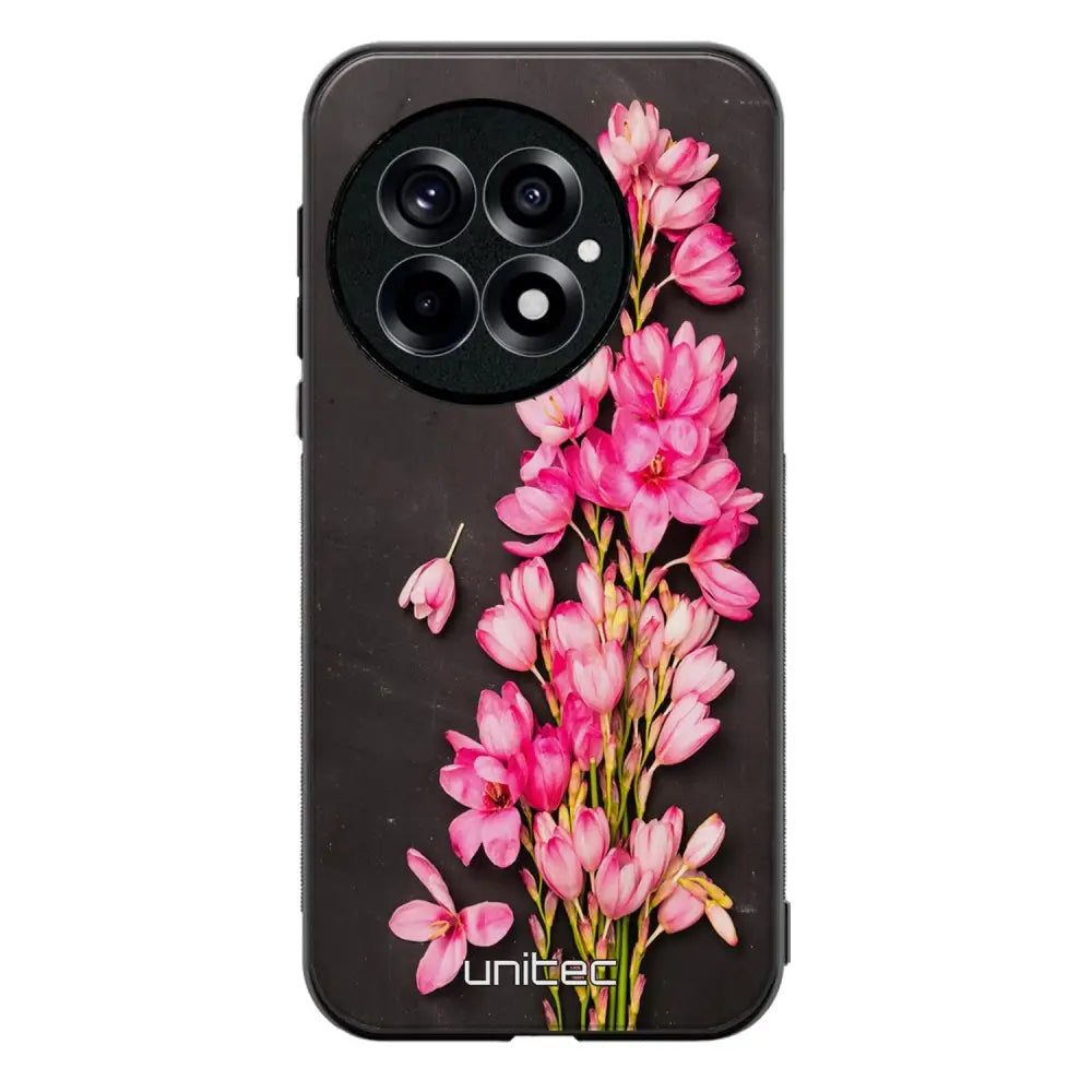 OnePlus 13 kukka suojakuoret - Pink Flowers - Ei