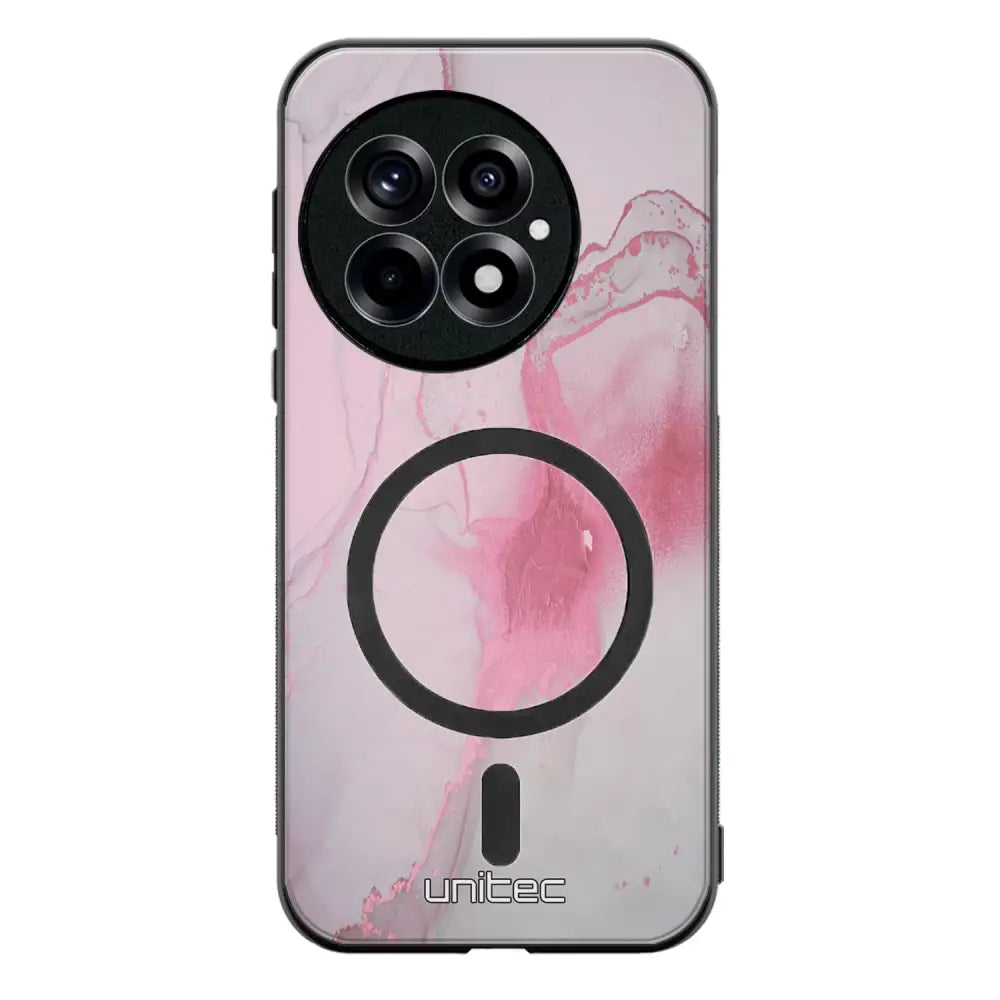 OnePlus 13 marmori suojakuoret - Pink Pok Rie
