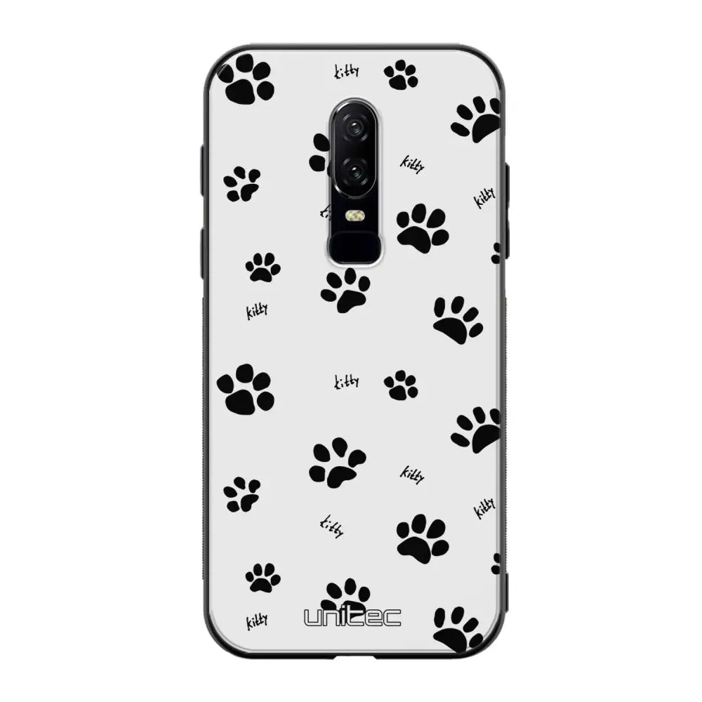 OnePlus 6 kissa suojakuoret - Cat Paws - Ei