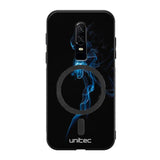 OnePlus 6 suojakuoret - Blue Smoke On Black