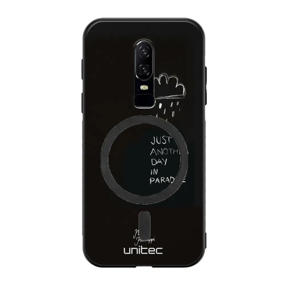 OnePlus 6 surrealistic sadness suojakuoret - Just Another Day - Noora Kämppi
