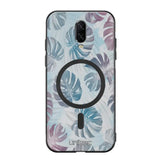 OnePlus 6T kukka suojakuoret - Monstera Texture