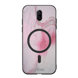 OnePlus 6T marmori suojakuoret - Pink Pok Rie