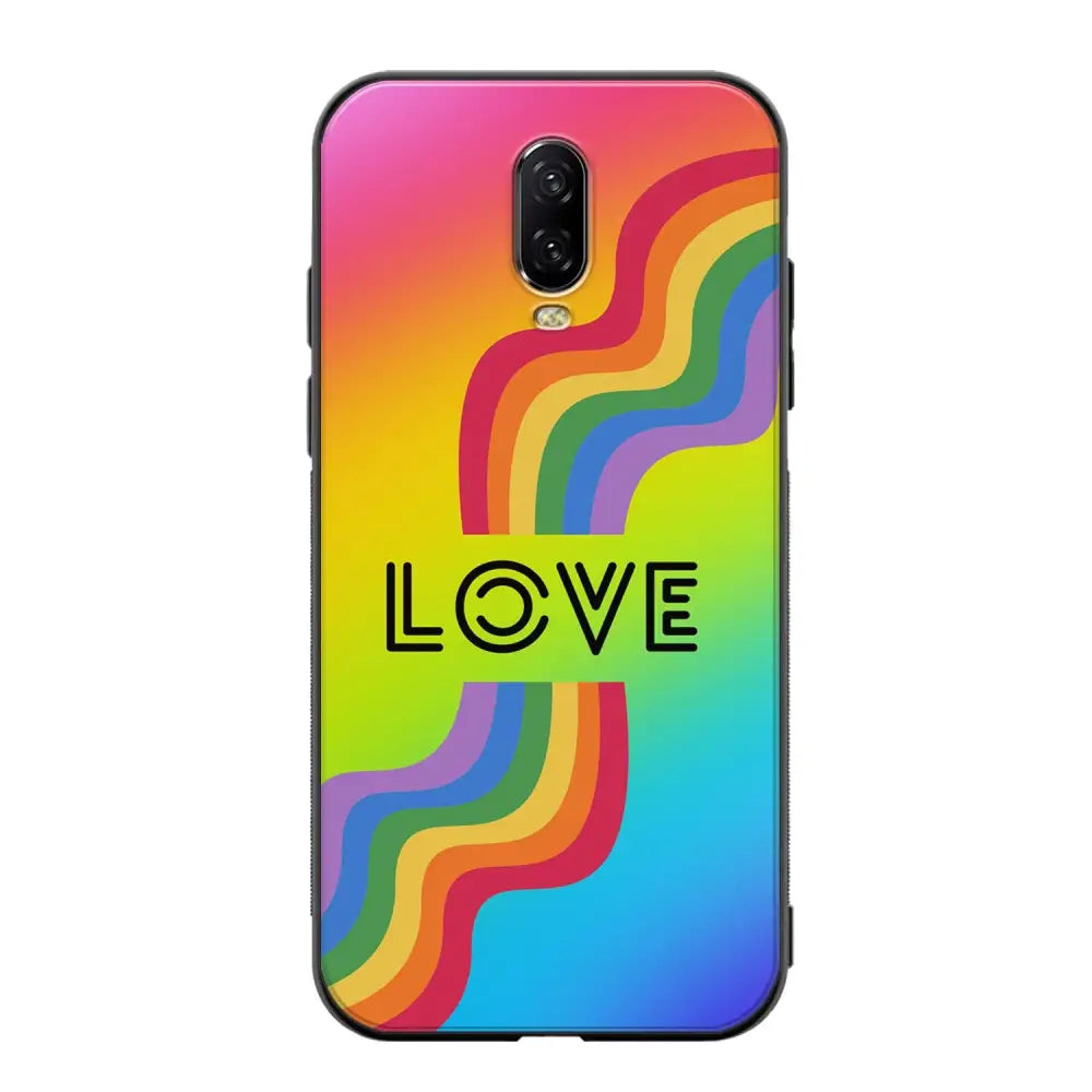 OnePlus 6T pride suojakuoret - Love - Ei