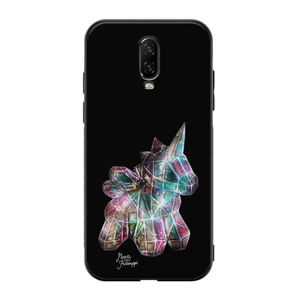 OnePlus 6T unicorn suojakuoret - Musta - Noora Kämppi - Ei
