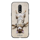 OnePlus 7 kissa suojakuoret - Relaxing Cat - Ei