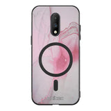 OnePlus 7 marmori suojakuoret - Pink Pok Rie