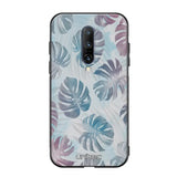 OnePlus 7 Pro kukka suojakuoret - Monstera Texture - Ei