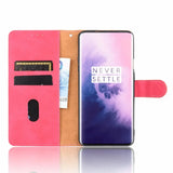 OnePlus 7 Pro Lompakko Suojakotelo Pinkki/Punaine
