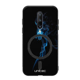 OnePlus 7 Pro suojakuoret - Blue Smoke On Black