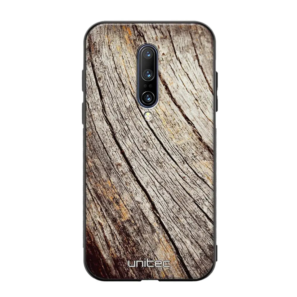 OnePlus 7 Pro suojakuoret - Wooden Stump - Ei