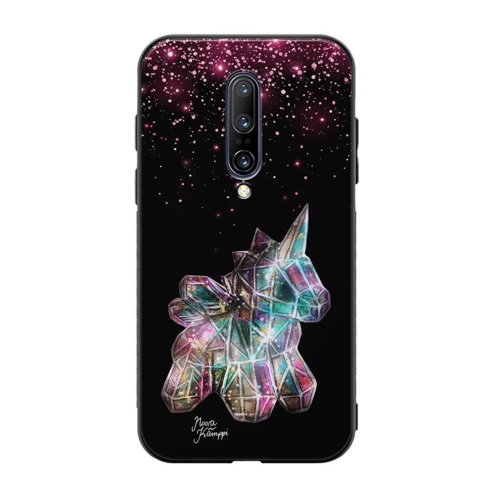 OnePlus 7 Pro unicorn suojakuoret - Pinkki - Noora Kämppi - Ei