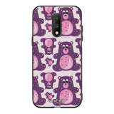 OnePlus 7 suojakuoret - Purple Teddy Bear - Ei