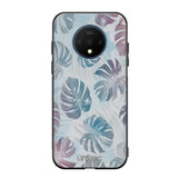 OnePlus 7T kukka suojakuoret - Monstera Texture - Ei