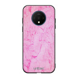 OnePlus 7T marmori suojakuoret - Light Pink Marble - Ei