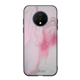 OnePlus 7T marmori suojakuoret - Pink Pok Rie - Ei