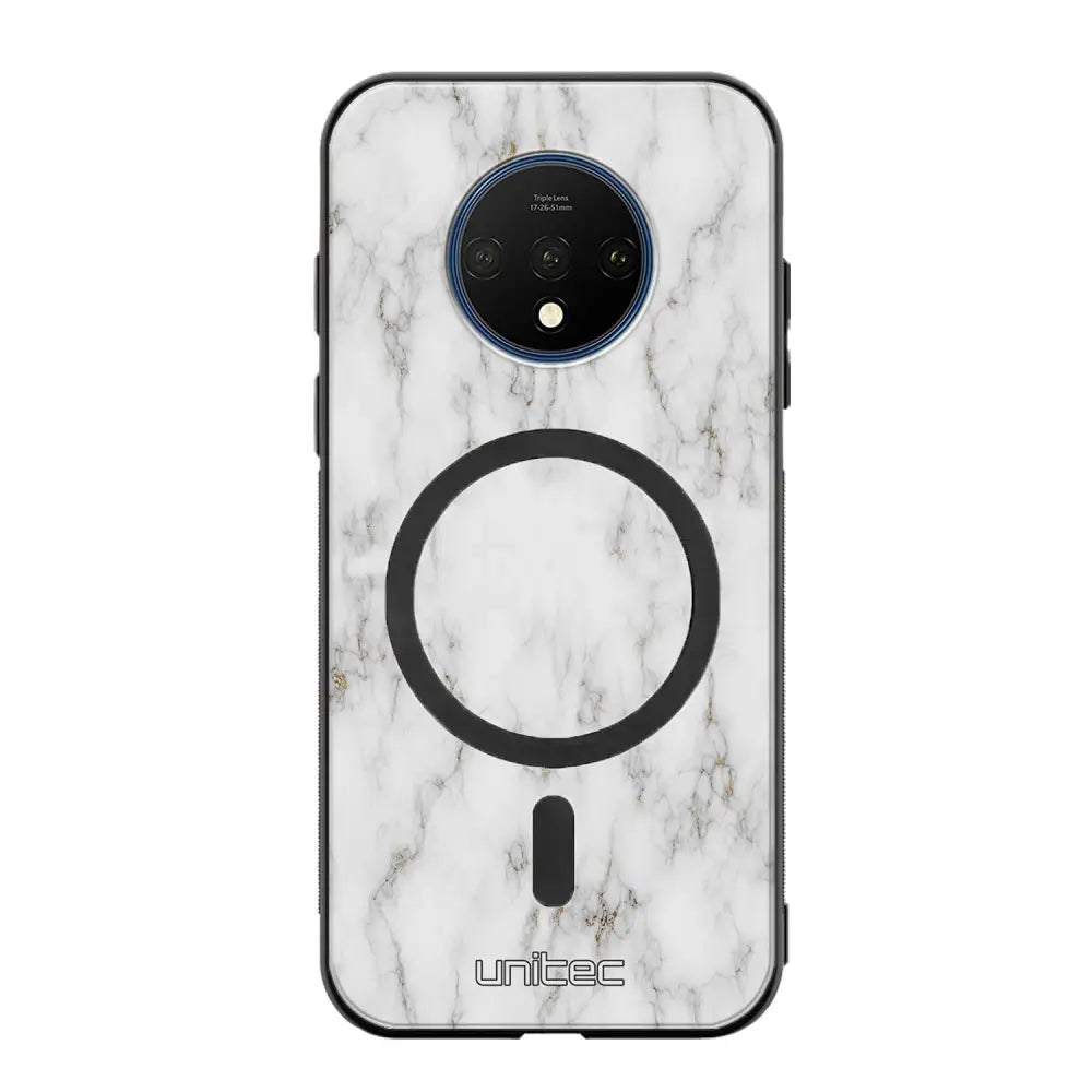 OnePlus 7T marmori suojakuoret - White Marble