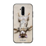 OnePlus 7T Pro kissa suojakuoret - Relaxing Cat - Ei