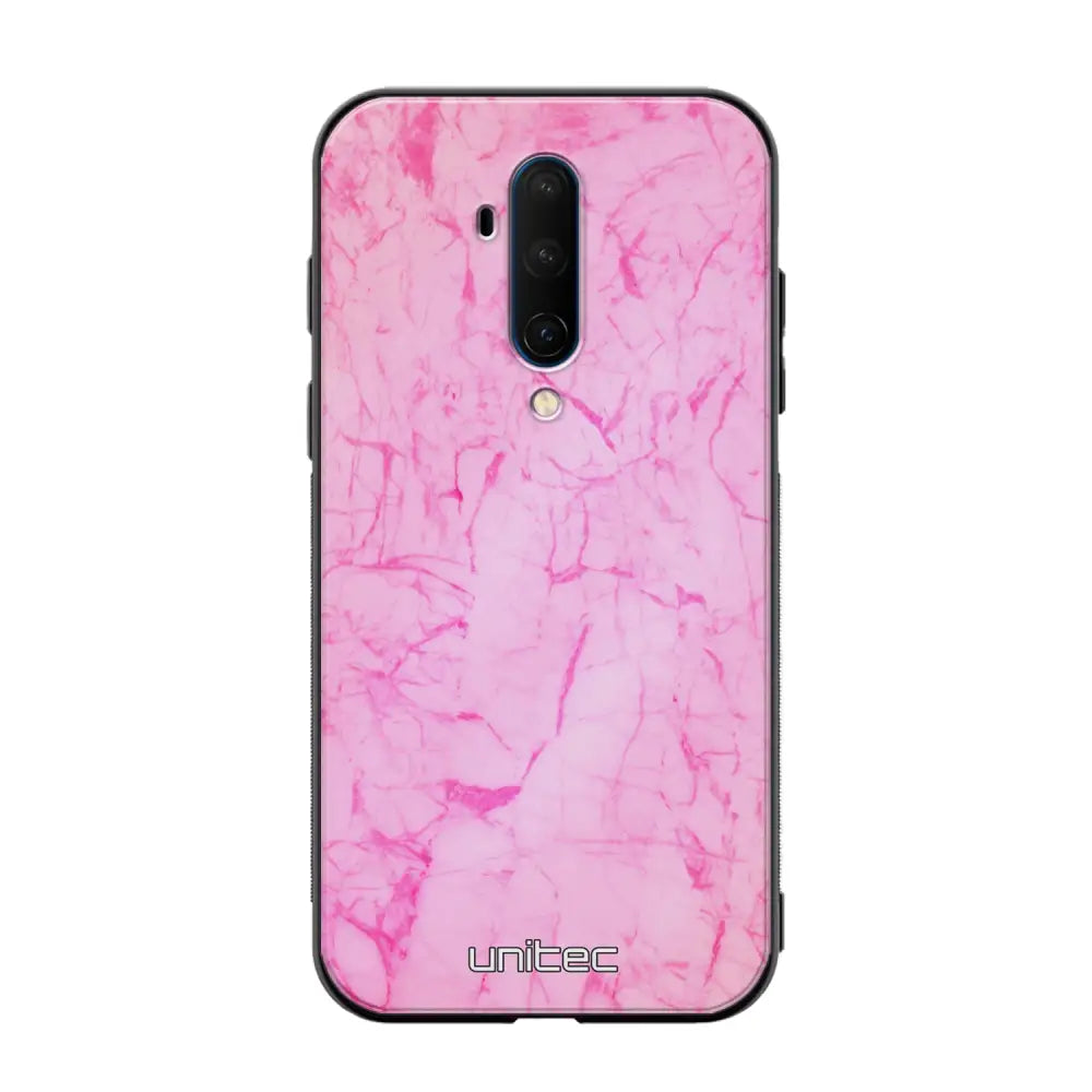 OnePlus 7T Pro marmori suojakuoret - Light Pink Marble - Ei
