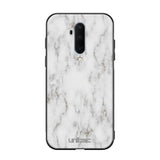 OnePlus 7T Pro marmori suojakuoret - White Marble - Ei