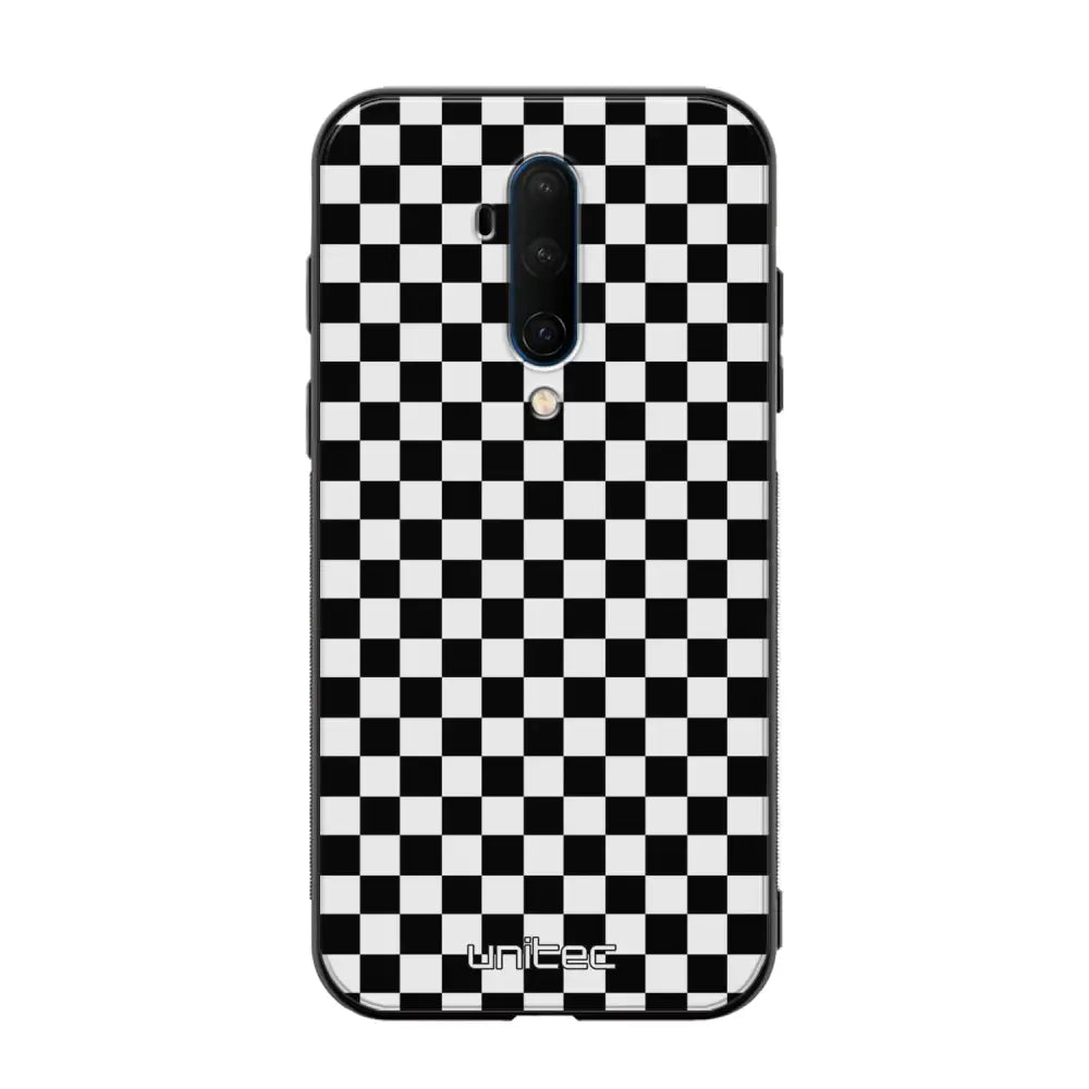 OnePlus 7T Pro suojakuoret - Black And White - Ei