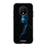OnePlus 7T suojakuoret - Blue Smoke On Black - Ei