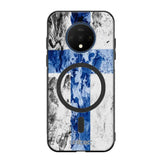 OnePlus 7T suojakuoret - Painted Finnish Flag