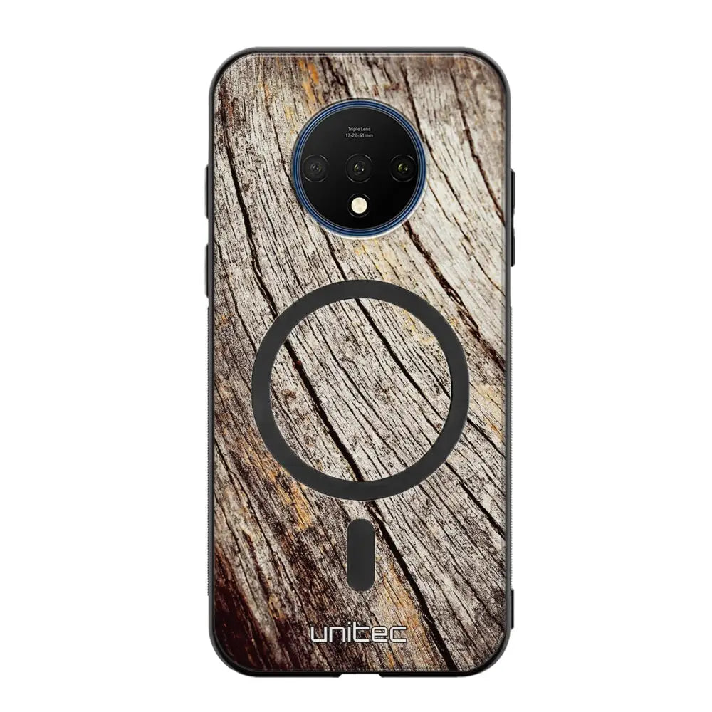 OnePlus 7T suojakuoret - Wooden Stump