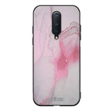 OnePlus 8 marmori suojakuoret - Pink Pok Rie - Ei