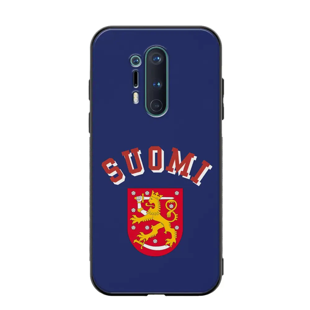 OnePlus 8 Pro jääkiekko suojakuoret - Leijonat Suomi - Ei