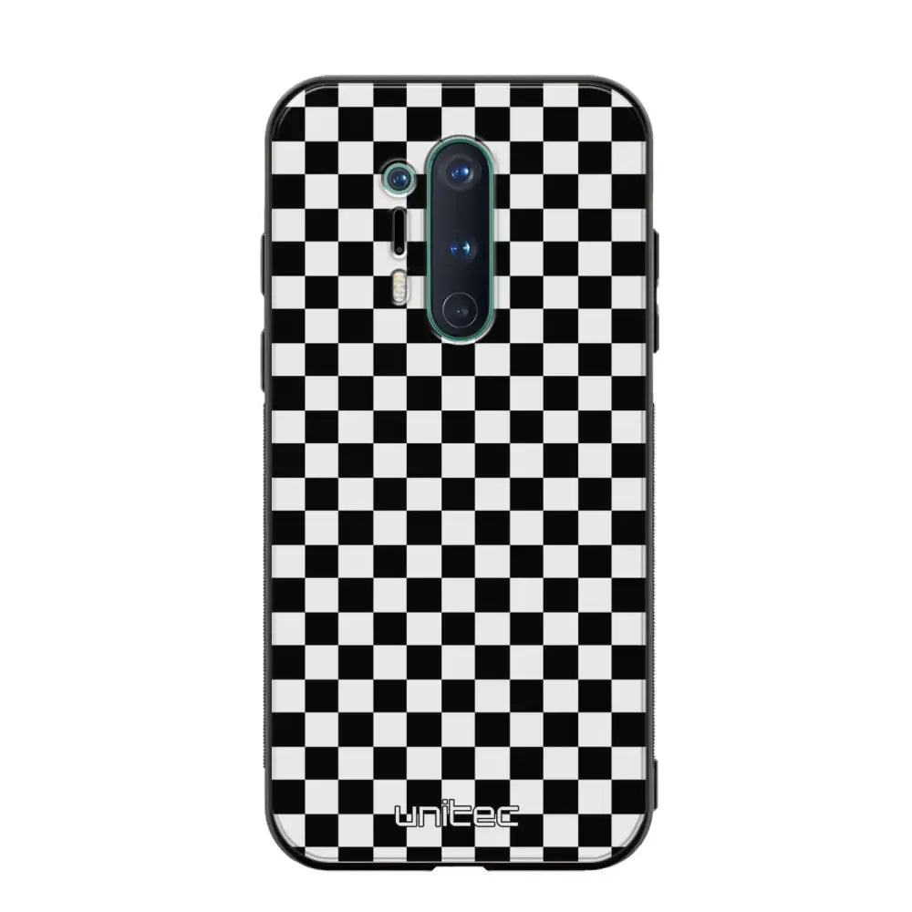 OnePlus 8 Pro suojakuoret - Black And White - Ei