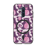 OnePlus 8 Pro suojakuoret - Purple Teddy Bear