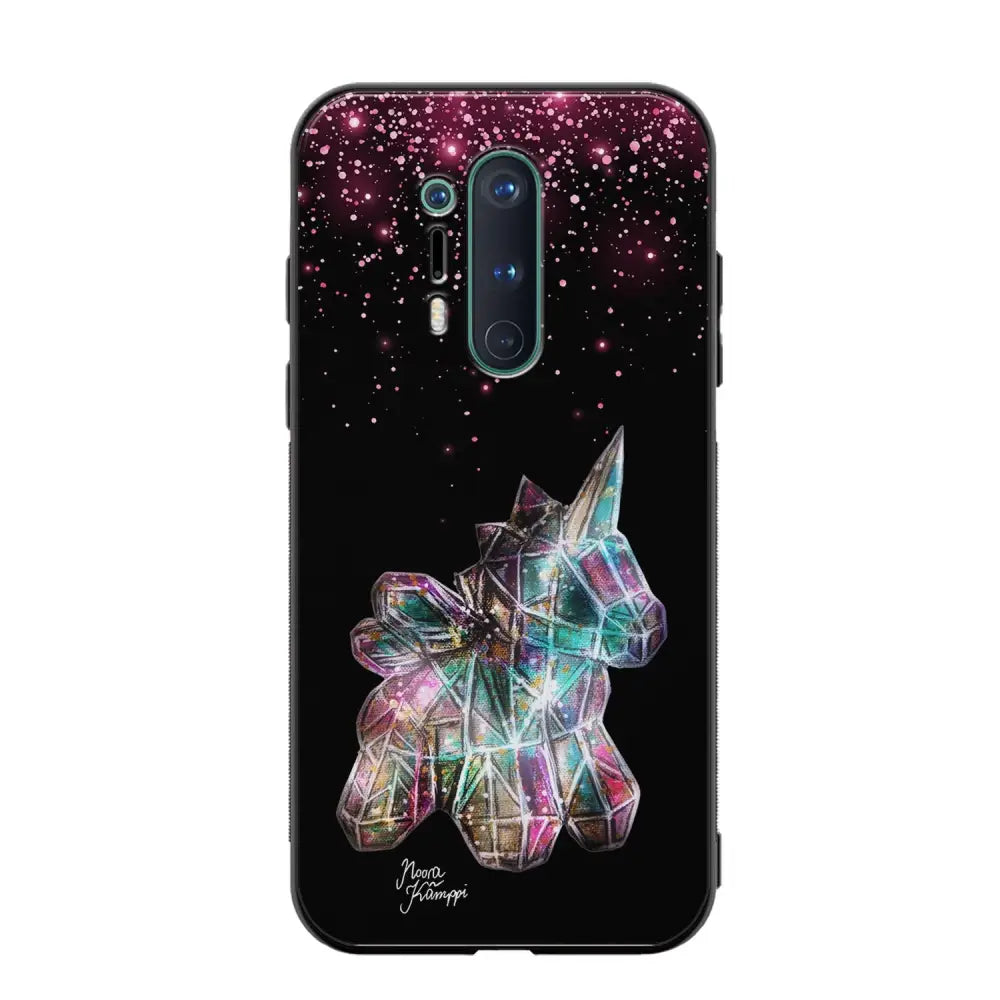 OnePlus 8 Pro unicorn suojakuoret - Pinkki - Noora Kämppi - Ei