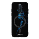 OnePlus 8 suojakuoret - Blue Smoke On Black