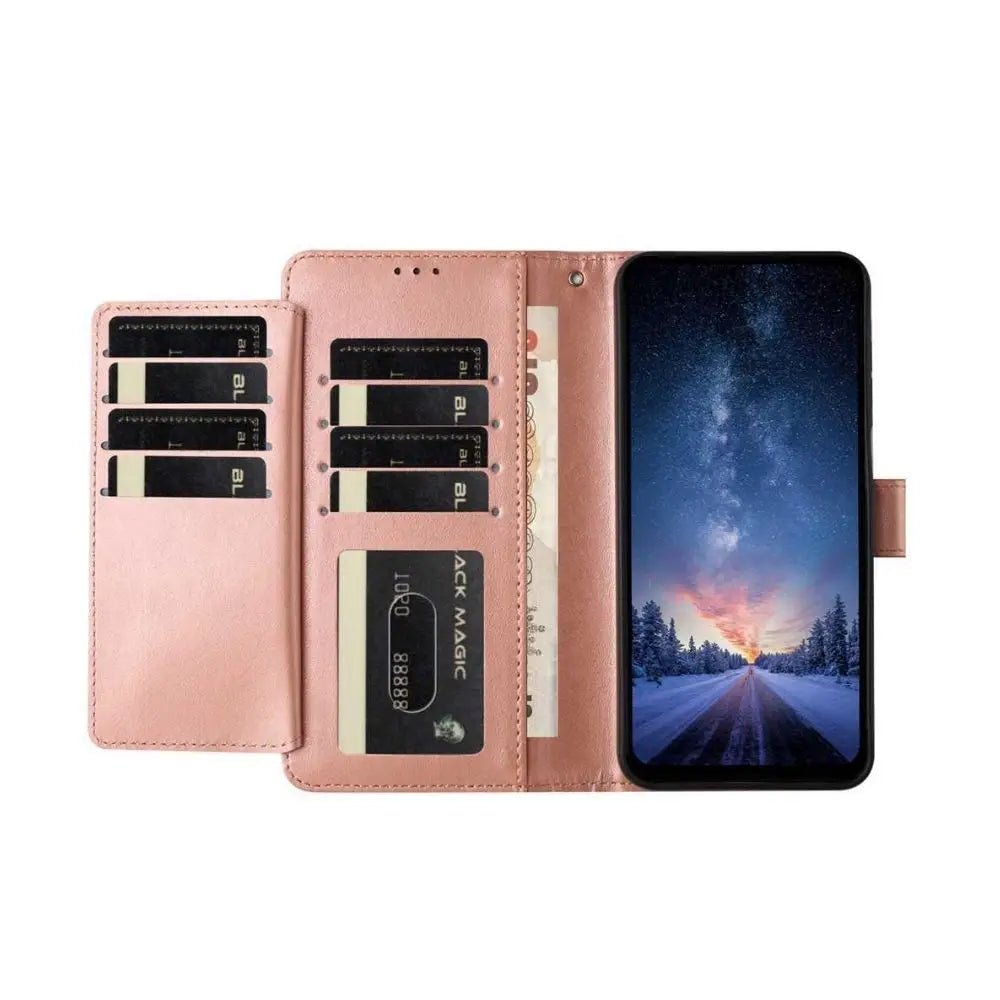 OnePlus 8T Lompakko Suojakotelo Ruusukulta