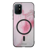 OnePlus 8T marmori suojakuoret - Pink Pok Rie
