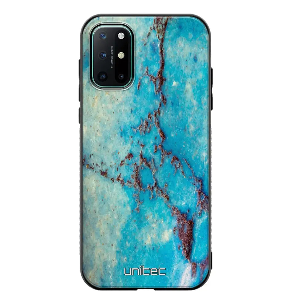 OnePlus 8T marmori suojakuoret - Turquoise Marble - Ei