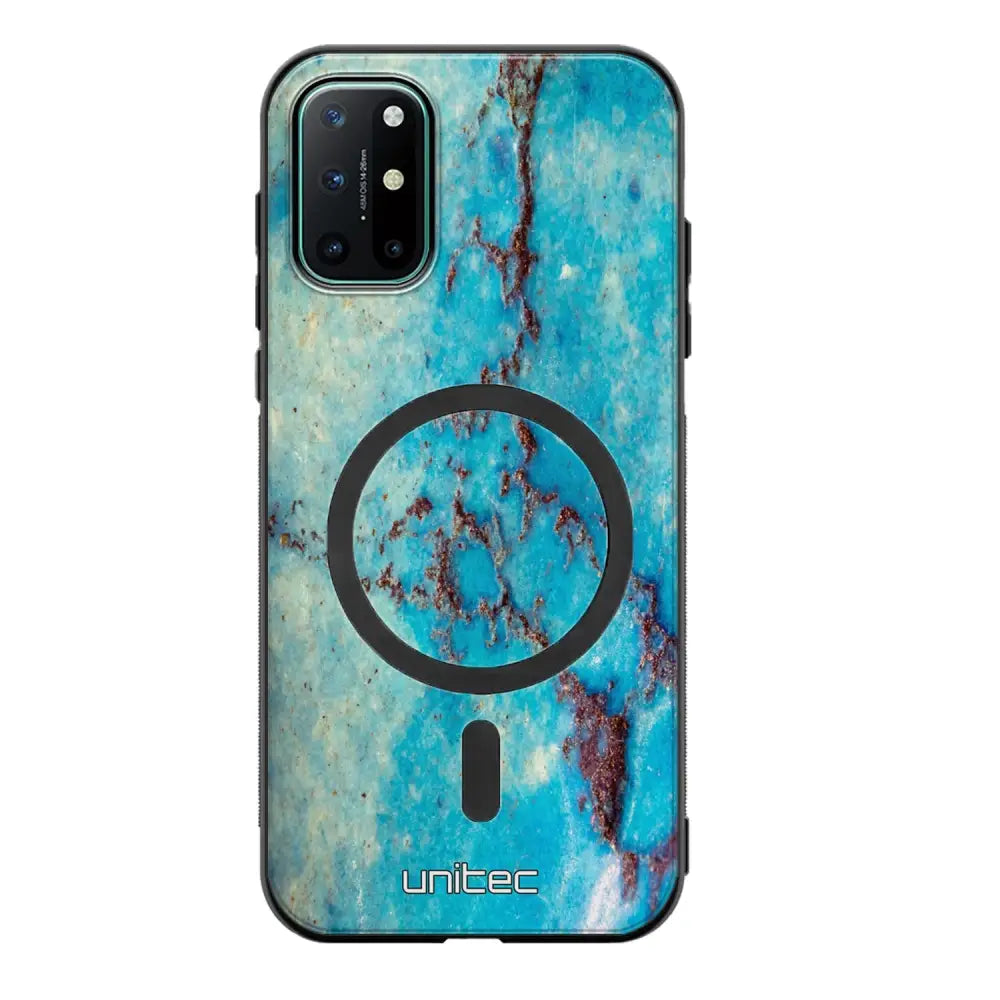 OnePlus 8T marmori suojakuoret - Turquoise Marble