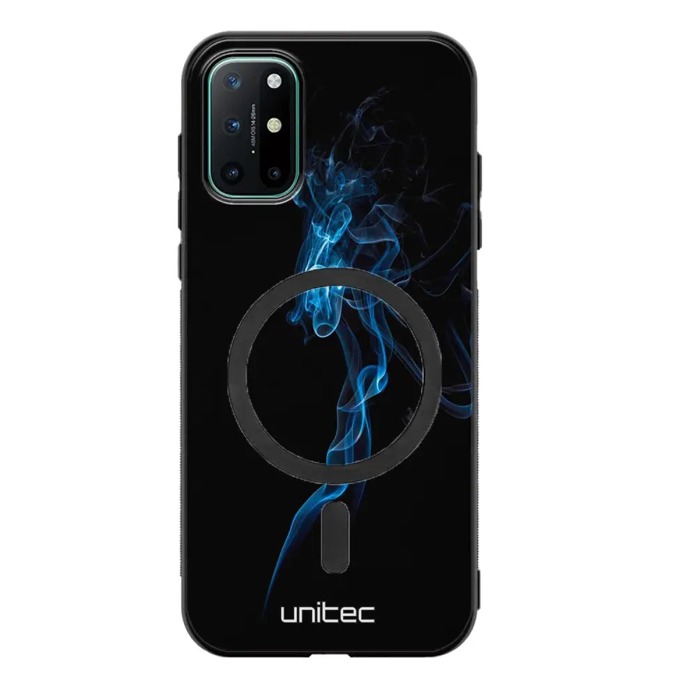 OnePlus 8T suojakuoret - Blue Smoke On Black