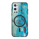 OnePlus 9 Pro marmori suojakuoret - Turquoise Marble