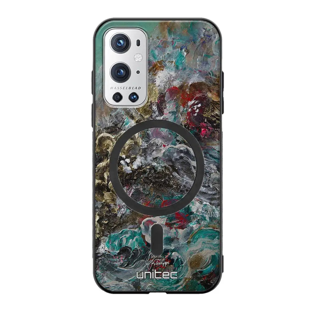 OnePlus 9 Pro modern art suojakuoret - Heart Knows - Noora Kämppi