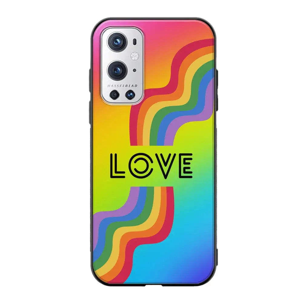 OnePlus 9 Pro pride suojakuoret - Love - Ei