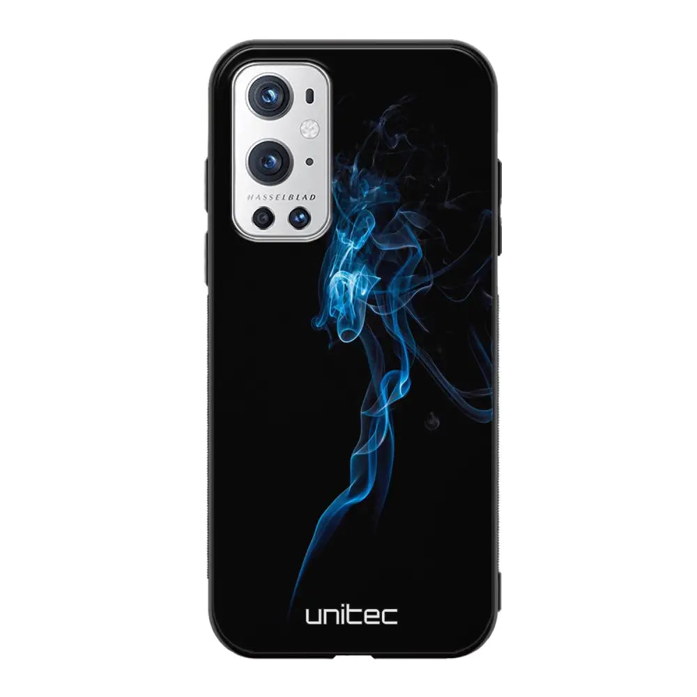 OnePlus 9 Pro suojakuoret - Blue Smoke On Black - Ei