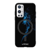 OnePlus 9 Pro suojakuoret - Blue Smoke On Black