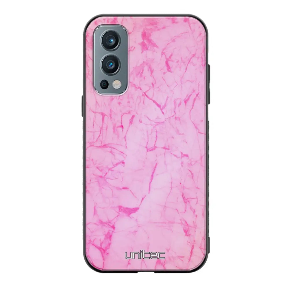OnePlus Nord 2 marmori suojakuoret - Light Pink Marble - Ei