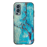 OnePlus Nord 2 marmori suojakuoret - Turquoise Marble - Ei