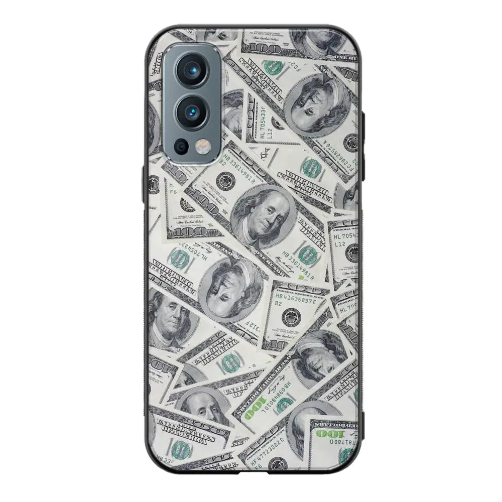 OnePlus Nord 2 seteli suojakuoret - Dollarit - Ei